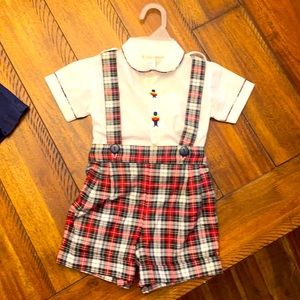 Little boys size 12 month Christmas outfit